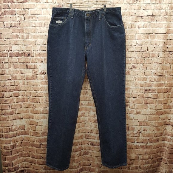 Diamond Gusset Jeans Size 44X33 EUC - Picture 2 of 14